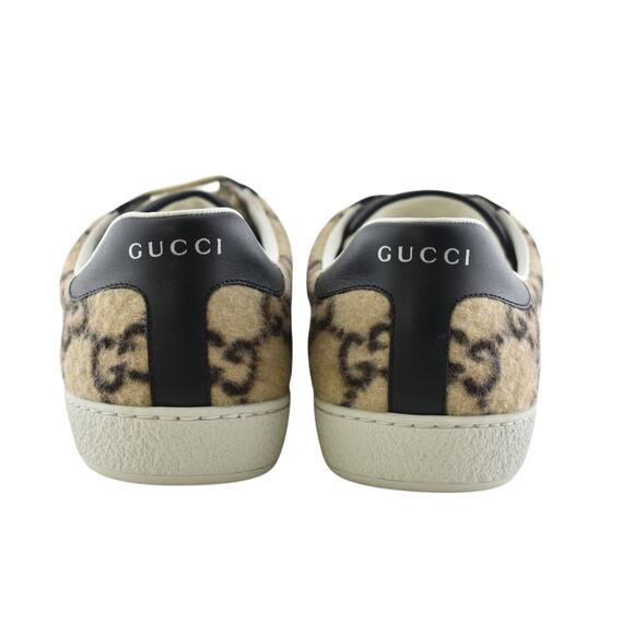 NEW GUCCI Ace GG Monogram Men's Wool Logo Sneakers 7.5 - Picture 2 of 16